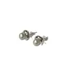 Ounihan Pendientes Elegantes Exquisitos de Plata de Ley S925 Perla de Agua Dulce para Mujer Estilo Pequeño Diario Ropa de Trabajo Estilo Ins Pendientes
