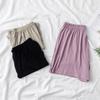 Pantalones holgados de tres piezas para casa de niñas nuevos, color sólido, cómodos, transpirables, elásticos, ropa exterior simple de modal básico, shorts