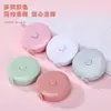 Cinta métrica portátil estilo nórdico, regla pequeña linda, regla suave para medir medidas corporales, mini cinta métrica de cuero para medir la cintura de la ropa