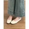 Sapatos femininos Chuyuji retrô quadrados e de bico fino, corte baixo, elegantes, novos para o outono, sola macia, sapatos Mary Jane para o dia a dia, sapatos de avó