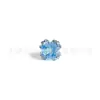 Titanium F136 Titanium Alloy Four-Leaf Clover Zircon Earrings Gradient Lucky Clover Ear Bone Studs G23 Titanium Piercing Jewelry