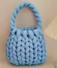 Bolsa Tejida a Mano con Hilo Islandés, Kit DIY con Hilo Extra Grueso para Tejer un Bolso de Mano, Adecuado para Actividades Divertidas de Empresa