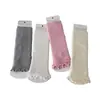 Cubiertas de Calcetines con Volantes Estilo Ballet de Algodón para Mujer, Malla Fina Hueca Transpirable Blanco Leche Adelgazantes para Piernas, Primavera y Verano