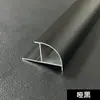 Moldura de Borde para Panel de Pared de Chapa de Madera de 10 mm Perfil de Borde de Aleación de Aluminio Línea Metálica Esquina en Forma de I para Panel de Pared de 10 mm