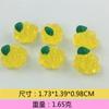 Acessórios de resina de frutas luminosas para cabelo, cordão de cabelo, adesivo para geladeira, joias de desenho animado, pingente DIY feito à mão para brincar de comida