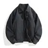 Nueva Chaqueta para Hombre Otoño/Invierno 2026, Chaqueta Juvenil de Cuello Solapa sin Capucha, Cortavientos Deportivo Casual, Chaqueta Versátil