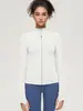 Fábrica de origen Define chaqueta de yoga con el mismo diseño con cuello alto, transpirable, de secado rápido, ajuste ceñido, ropa deportiva atlética para fitness