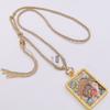 Tailândia Buda Marca Corrente Toda Trançada à Mão Estilo Xizang Corda de Colar Colorida Corda Esfregada à Mão Estilo Étnico Cordão Thangka
