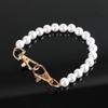 Accesorios de Cadena para Bolso de Perlas Blancas Bolso Cruzado para Mujer Cadena de Correa para Hombro Accesorios de Cadena para Bolso Cadena de Cuentas Accesorios de Joyería