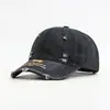 Gorra de Béisbol Vintage con Agujeros para Mujer, Gorra de Béisbol Versátil de Estilo Hip-Hop Suave con Visera Curva para Hombre, Sombrero de Estilo Nuevo