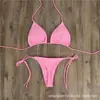 Conjunto de Biquíni Sexy para o Verão com Design Acolchoado, Roupa Sexy Tradicional Feminina, Estilo Push-Up