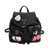 Mochila Retro de Color Block de Moda Estilo Coreano 2026 para Mujer, Bolso Escolar Trendy para Estudiantes, Mochila Casual de Nicho