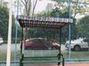 Tecido de Toldo Retrátil, Tecido Listrado Colorido à Prova de Chuva, Protetor Solar, à Prova de Umidade e Isolante, Cobertura à Prova de Chuva para Decoração de Teto de Lanche ao Ar Livre