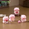 Figuras Lindas de Frutas, Donas y Cerditos para Micro-Paisajes, Accesorios Decorativos DIY para Casa de Muñecas, Adornos Mini de Escritorio