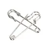 Etiqueta de alfiler calabaza pequeña oro tienda de ropa etiqueta hebilla pin broche fijado ropa clip de papel grande