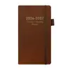 Planificador Semanal 24K 2026-2027 Mitad de Año Transfronterizo Cuaderno con Correa Simple Personalización