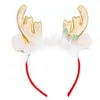 Nueva Diadema de Reno con Cascabeles de Navidad para Niños, Accesorio para el Cabello de Reno Lindo Famoso en Internet, Adorno para la Cabeza de Disfraz de Fiesta Navideña