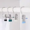Colgador Multifuncional de Tres Púas para Pantalones, Tipo No Deja Marca, Clip Fuerte Antideslizante de Acero Inoxidable para Secado de Ropa