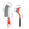Cepillo de Alambre de Acero Chapado en Cobre Tipo Cuchillo con Mango de Plástico Cepillo de Limpieza Industrial para Eliminación de Óxido y Malla de Barbacoa Especial Venta Caliente Transfronteriza Venta al por Mayor de Fábrica