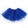 Comércio exterior atacado de roupas 40cm saia de dança para adultos saia tutu vestido de performance em gaze dura saia tutu de três camadas seis peças