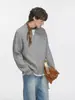 Fábrica de Origen Estilo Japonés Moderno Artístico Versátil Suéter Simple Ins Nuevo Estilo Media Cremallera Tejido de Punto Grueso Ropa de Punto para Hombre