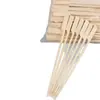 Espetos de Bambu Oden, Espetos de Maçã Caramelizada Famosos na Internet, Espetos para Churrasco, Espetos Picantes para Hot Pot com Cabo Espetos de Bambu