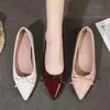 Zapatos Planos Mary Jane con Lazo para Uso en Exteriores, Nuevos Zapatos Planos para Mujer Primavera 2025, Zapatos de Punta Estilo Commuter para Mujer