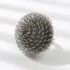 Acessórios de Moda para Gravatas Masculinas Fivela de Toalha de Seda Fivela de Gravata Personalizada com Coroa Bola de Flor Gota d'Água Aro de Gravata DIY