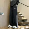 Pantalones Retro para Hombre Otoño Invierno Peso Pesado Holgados Pierna Ancha Streetwear Nuevo 2026 Americano Tallas Grandes Caída Pierna Recta