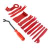 Herramienta de desmontaje para modificación de audio de coche juego de 12 piezas herramienta de reparación de panel de navegación de audio destornillador con hebilla de goma 6 pulgadas
