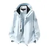 Nuevo conjunto exterior de dos piezas para otoño e invierno para hombre, chaqueta desmontable tres en uno, abrigo para hombre cortavientos y cálido