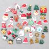 Árbol de Navidad Resina Reno DIY Accesorios para el Cabello Accesorios de Navidad Funda para Teléfono Accesorios de Muñeco de Nieve DIY Pegamento Crema Accesorios para el Cabello