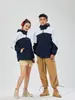Chamarra Uniforme de Clase Uniforme de Escuela Secundaria y Preparatoria Logo Impreso Bordado Resistente al Viento e Impermeable Otoño e Invierno Cálido Conjunto de Dos Piezas Desmontable