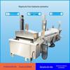 Pés de galinha de pele de tigre fritando máquina de fritar batatas fritas automáticas equipamento de fritura torção fritando linha de produção de processamento