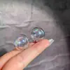 Pendientes de Perla de Sirena Blancos Deslumbrantes Estilo Coreano Aguja de Plata Imitación, Diseño de Lujo Ligero de Nicho, Pendientes Dulces y Elegantes de Personalidad para el Viaje Tendencia
