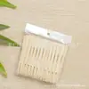 Atacado do Fabricante Garfo de Fruta Bambu Descartável Garfo de Fruta Embalado Individualmente 100 Garfos de Sobremesa Bolo Garfo de Sushi