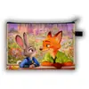 Zootopia 2 Mercancía Billetera Grande para Monedas Portatarjetas de Personalidad Artística Estudiante Unisex Bolsa de Almacenamiento de Dibujos Animados Transfronterizo