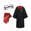 Túnica Universitaria Harry Potter Cos Disfraz Túnica Mágica Capa Uniforme Escolar Infantil