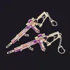 Delta Periférico Arma de Metal M7 Prism Arma Ofensiva Modelo Llavero Colgante Coleccionable Regalo Pistola de Juguete