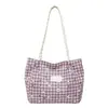 Bolsa de Lona Floral Estilo Fresco Corea del Sur para Mujer Verano Nueva Llegada Bolso de Mano Gran Capacidad Delgado Portátil Bolsa de Playa para Vacaciones