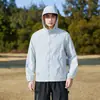 25 Ropa Nueva de Protección Solar Anti-ultravioleta UPF50 Ropa para Deportes al Aire Libre Piel de Hielo Ropa para Montar Pescar Pareja Masculina