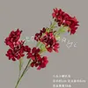 Flores Artificiais com 8 Flores Trombeta Pequenas, Flores de Seda para Casamento, Atacado Transfronteiriço, Adereços para Fotos, Guia de Paisagem, Decoração de Parede de Flores de Fundo