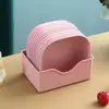 Bandeja Plástica Quadrada Aprofundada para Uso Doméstico com Base, Feita de Palha de Trigo, Adequada para Frutas e Resíduos de Mesa, Disponível em Estoque