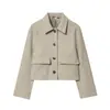 Comercio Exterior Transfronterizo 2026 Nuevo Otoño Estilo Europeo y Americano Chaqueta Corta Casual Holgada 1349218