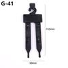 Gancho de Plástico Negro para Cinturón Gancho Plano Simple Ultraligero Ganchos de Exhibición para Cinturón de Cintura Fabricante