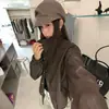 Shisanxing SUM**** Outono/Inverno 2026 Jaqueta Casual de Couro PU de Alta Qualidade Estilo Cool de Hong Kong para Mulheres
