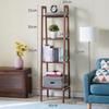Ft Sala de estar Canto Madeira maciça Rack de armazenamento TV Parede Estreito Armário lateral Piso Estante de livros Trapezoidal Canto de madeira Rack de armazenamento