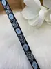 1.3-1.7cm hechos a mano DIY estilo minoritario bordado de jacquard accesorios para el cabello tocado accesorios para ropa de actuación