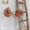 Hortensia de pagoda de dos cabezas, flor artificial para boda, hortensia de una sola rama, salón de bodas, camino principal, decoración de hotel para bodas, arreglo floral, flor falsa