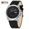 OFNS Venta Caliente Reloj Delgado Luminoso Casual de Negocios para Estudiantes Hombres Doble Calendario Resistente al Agua Reloj de Pulsera de Cuarzo